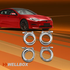 Wellbox downpipe connection detail illustrates uniform pressure around the joint.