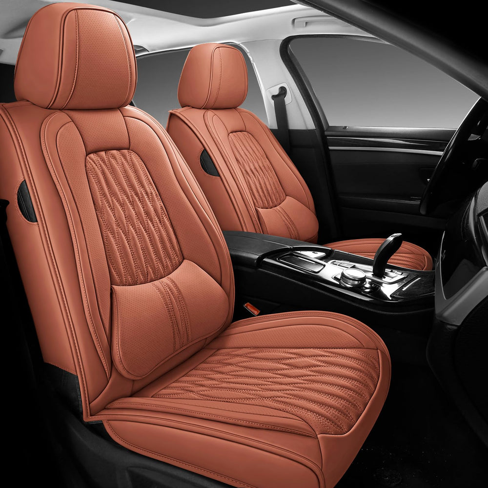 WELLDO seat covers lumbar support detail enhances back comfort on long rides