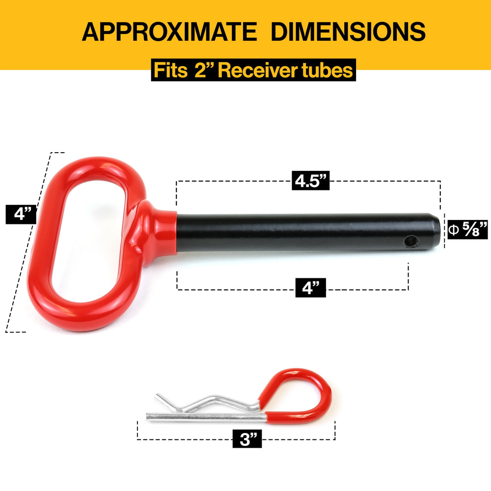 Wellmax four 3 inch R clips included for secure locking