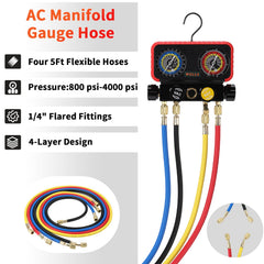 Wells AC gauge set backflow protector safeguarding the system during charging