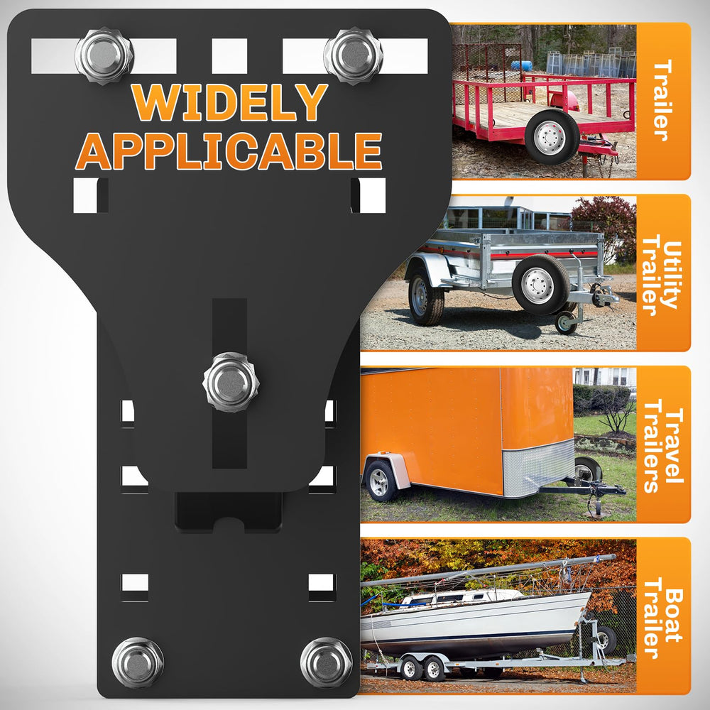 WELLUCK bolt-pattern range coverage across common trailer sizes for flexibility.