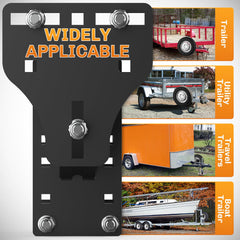 WELLUCK bolt-pattern range coverage across common trailer sizes for flexibility.
