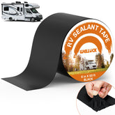 WELLUCK butyl tape on a roof seam provides durable sealing and quick leak protection.