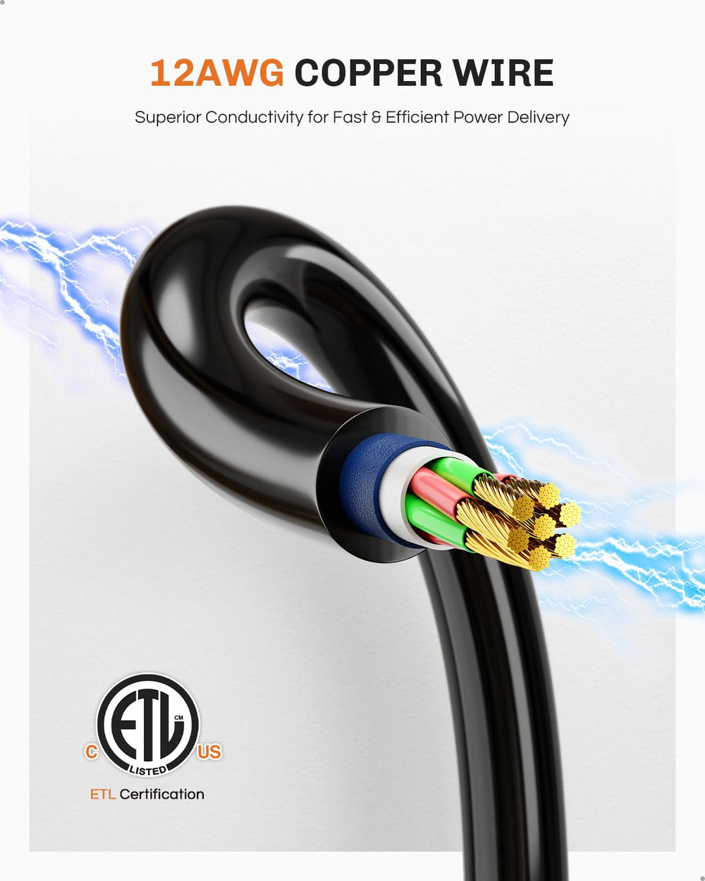 Welluck 20A inlet uses a nickel-coated copper pole for durable performance.