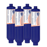 WELLUCK RV inline filter front view for compact camping water filtration.