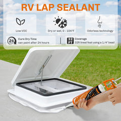 Welluck RV sealant quick-drying cure in 24 hours, ideal for fast roof repairs.