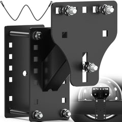WELLUCK trailer spare tire mount with 3-nut fix provides secure, fast installation.