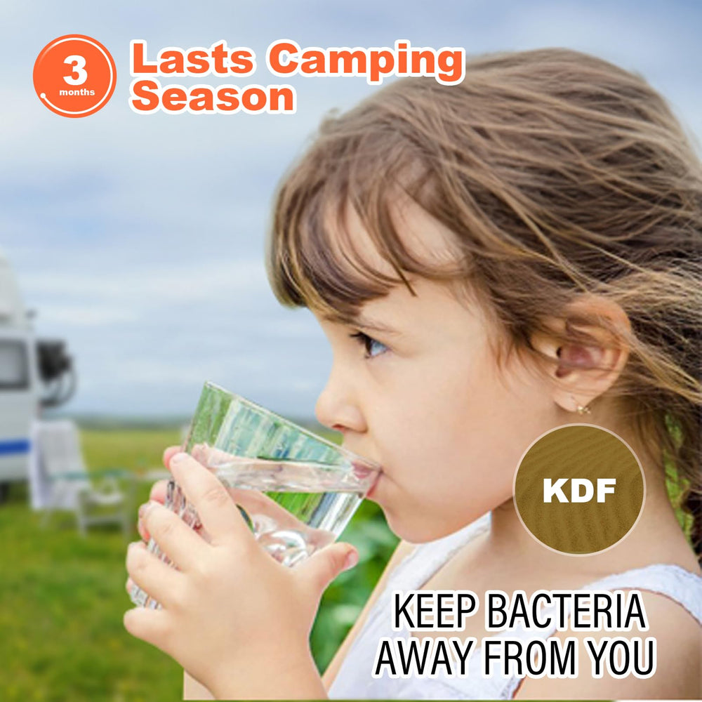 WELLUCK KDF-GAC filtration reduces chlorine and odors at the source.