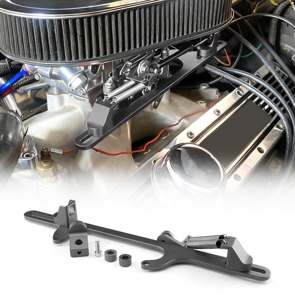 WENJTP aluminum bracket with Holley 4500 Dominator closeup highlighting heat resistance