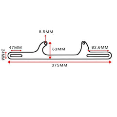 WENJTP dual return springs assembly illustrating adjustable tension