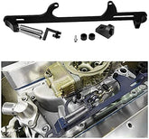 WENJTP throttle bracket closeup showing durable billet aluminum for Holley 4500 Dominator use