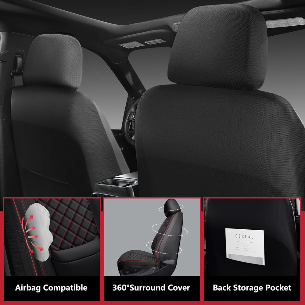 WENNFOUR F150 backrest cover set demonstrates full interior protection