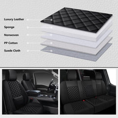 WENNFOUR F150 seat covers easy installation guide for quick fit