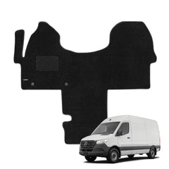 WENNEBIRD front row Sprinter mat protects flooring and enhances interior look.