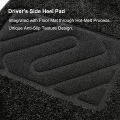 WENNEBIRD rear-left mat showing full-floor coverage for Model 3