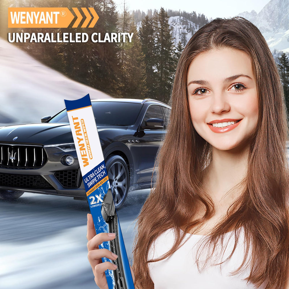 Wenyant front windshield blades deliver quiet performance across weather