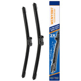 Wenyant windshield wipers 22-18 inch front blades on Colorado and Canyon for rain visibility