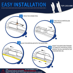 Easy installation guide helps achieve fast universal fit