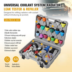 Wenzhon radiator test caps 17pcs ensure broad compatibility with many car cooling systems