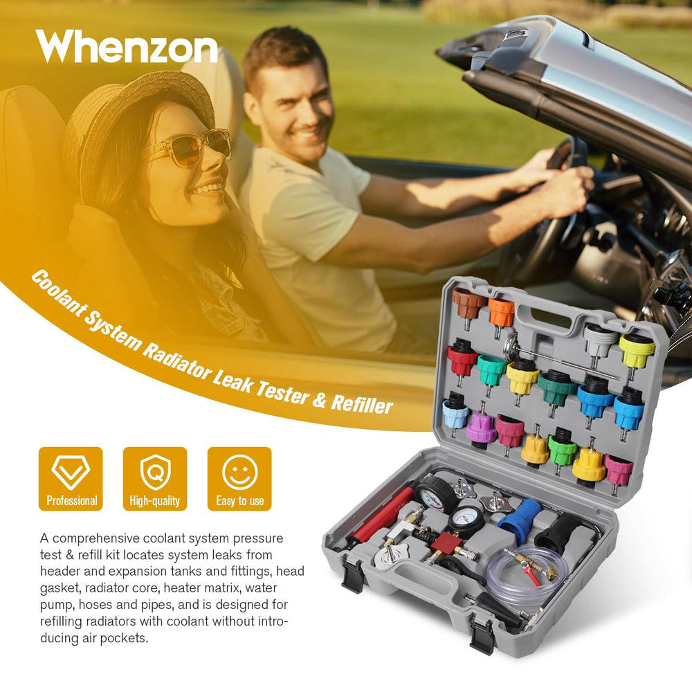 Wenzhon universal-fit 28pcs kit supports versatile cooling system checks
