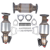 Weonefit catalytic converter set left view for Honda Pilot — improves fit and flow.