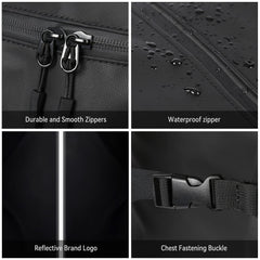 WEPLAN ergonomic-shoulder-straps reduce fatigue during long rides.