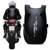 WEPLAN motorcycle-backpack helmet-storage keeps gear organized for quick ride-ready access.