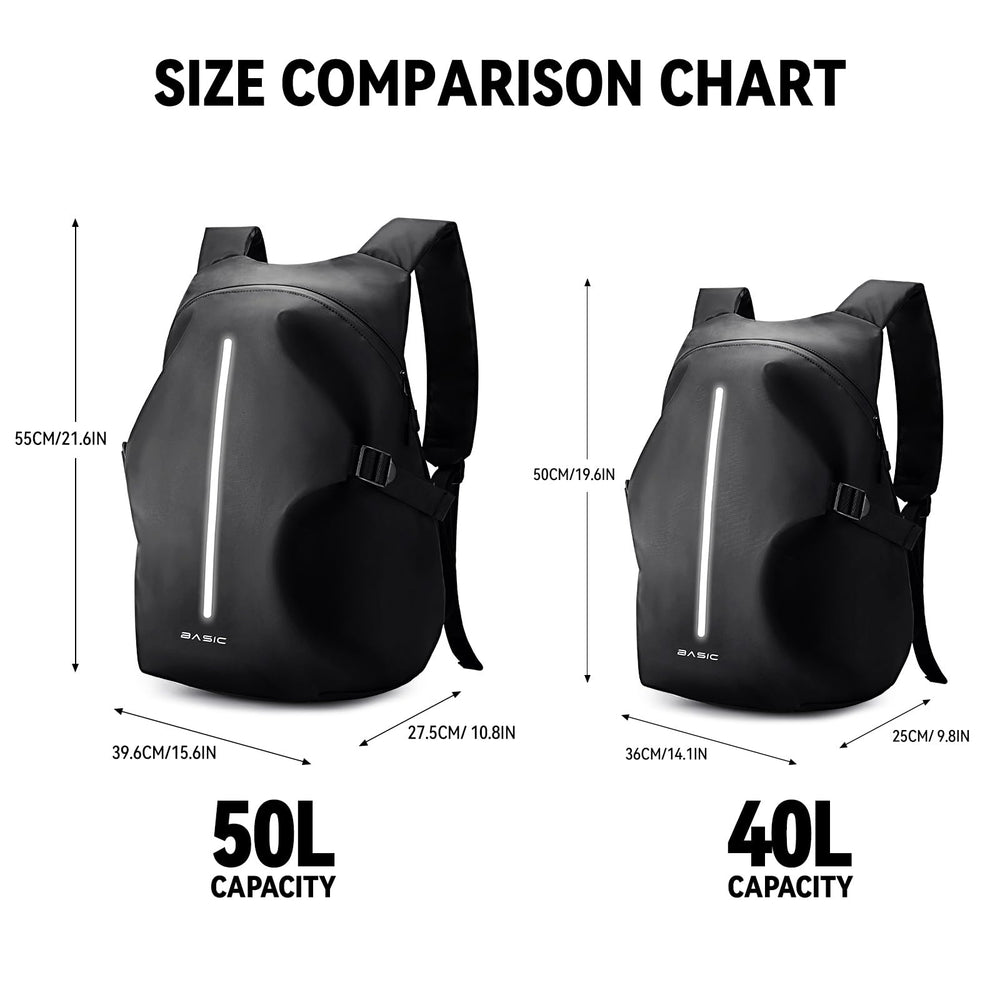 WEPLAN backpack main pocket and compartments organize essentials quickly.