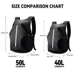 WEPLAN backpack main pocket and compartments organize essentials quickly.