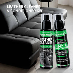 WERNMIND Car Interior Leather Cleaning demonstrates seats and panels in a vehicle.