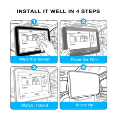 Wervorey road-trip ready protection for the rear entertainment system.