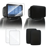 Wervorey neoprene cover over the 12.6 inch rear screen protects from daily bumps.