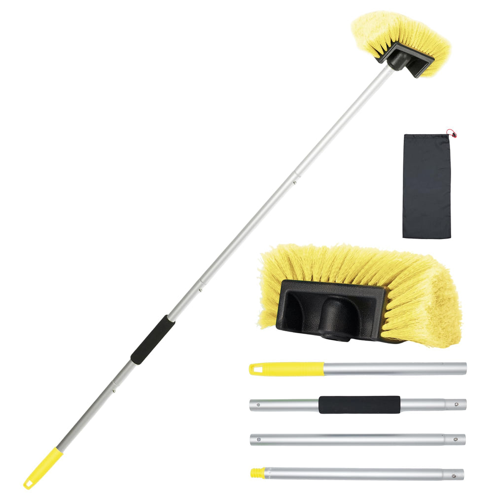 WESBRITE car wash brush with 60-inch aluminum pole for extended reach.