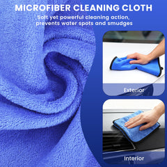 Wesbrite chenille mop head replacement cloths are machine-washable.