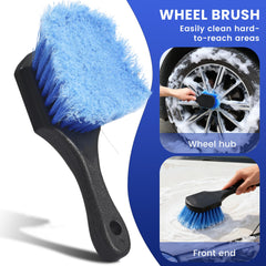 Wesbrite dual-ended squeegee removes water spots efficiently.