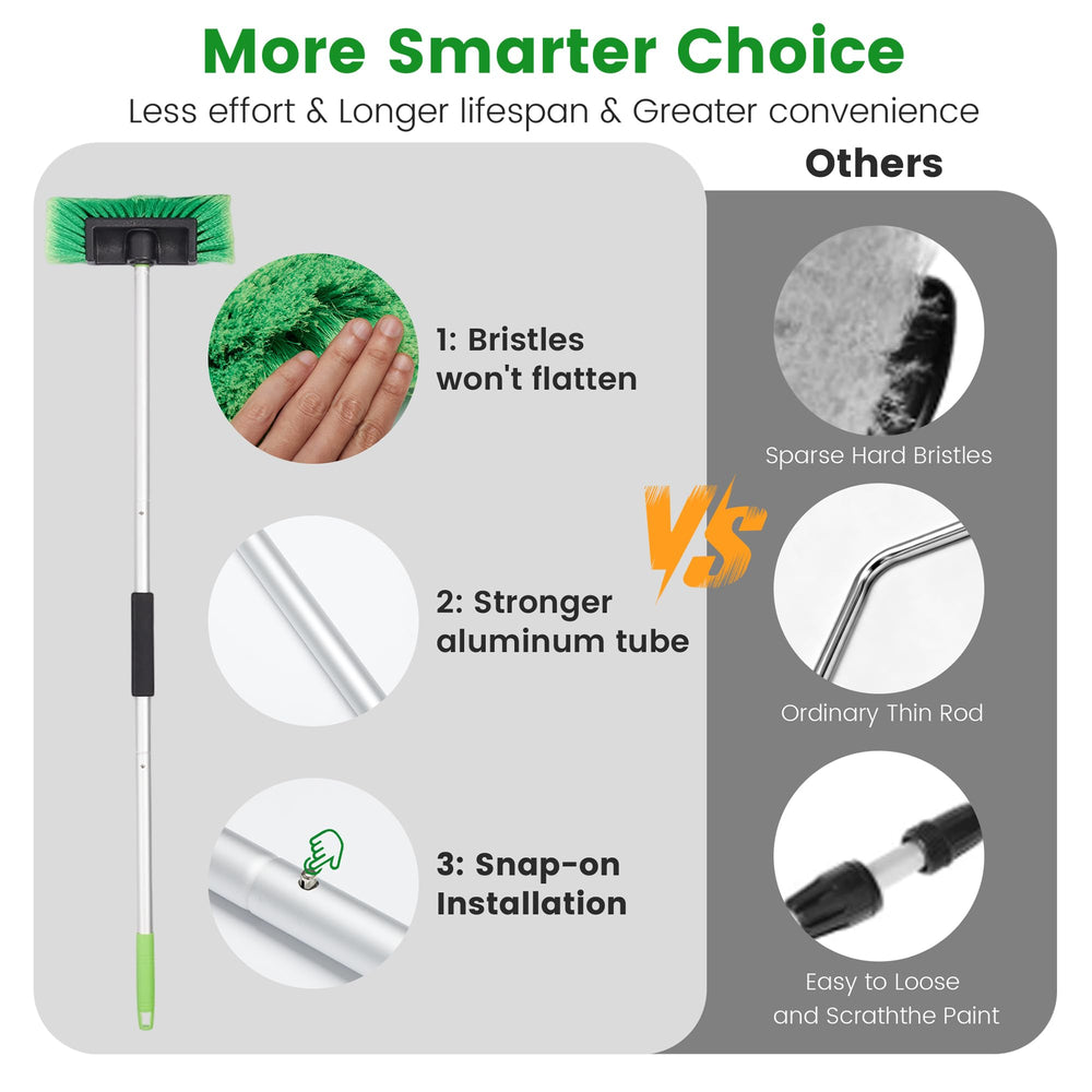 wesbrite lightweight detachable pole with compact storage bag for portability.