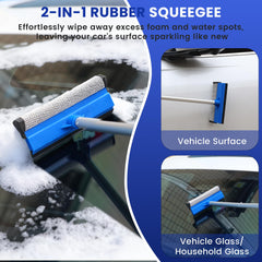 Wesbrite microfiber towel dries surfaces to a streak-free finish.