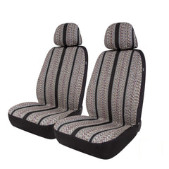 West Coast Auto Baja blanket bucket seat cover front view showing refreshed interior