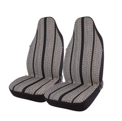 West Coast Auto Baja blanket bucket-seat cover front view showing protection and style.