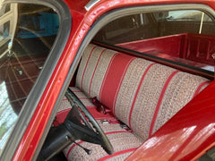 West Coast Auto Baja saddle blanket bench cover on driver side for durability