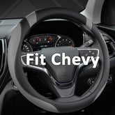 West Llama custom-fit steering wheel cover for Chevy Silverado improves grip and control
