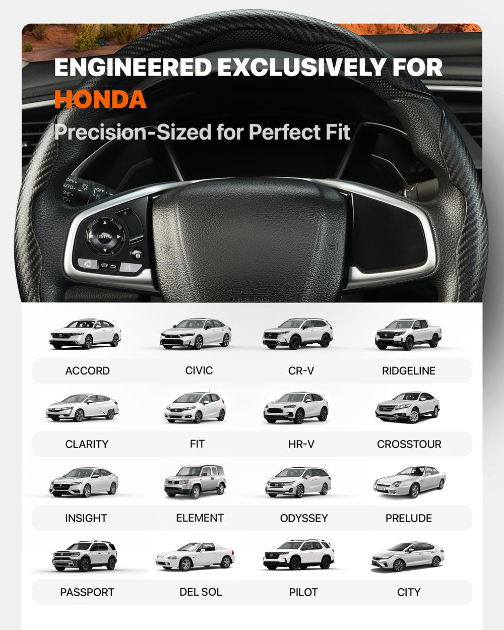 West Llama carbon fiber cover on Honda Accord offers matte finish and interior upgrade.