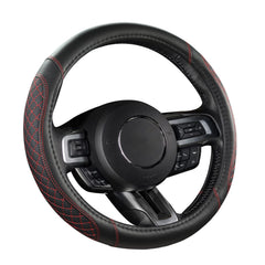 West Llama durable and wear-resistant steering wheel cover in use