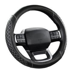 West Llama easy-install steering wheel cover fits without tools for quick upgrade.