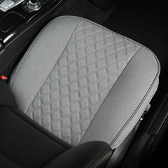 West Llama wrap-around bottom seat cover in gray with diamond pattern