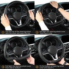 West Llama Nissan steering wheel fit view for Rogue/Altima.