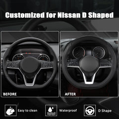 West Llama steering wheel cover provides protective layer against wear.
