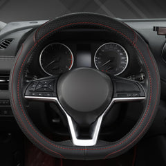 West Llama D-shaped cover for Nissan Rogue close-up highlights durable microfiber material.
