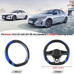 West Llama D-shaped steering cover enhances look on Nissan Kicks
