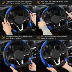 West Llama easy-install steering cover for Nissan D-shaped wheels